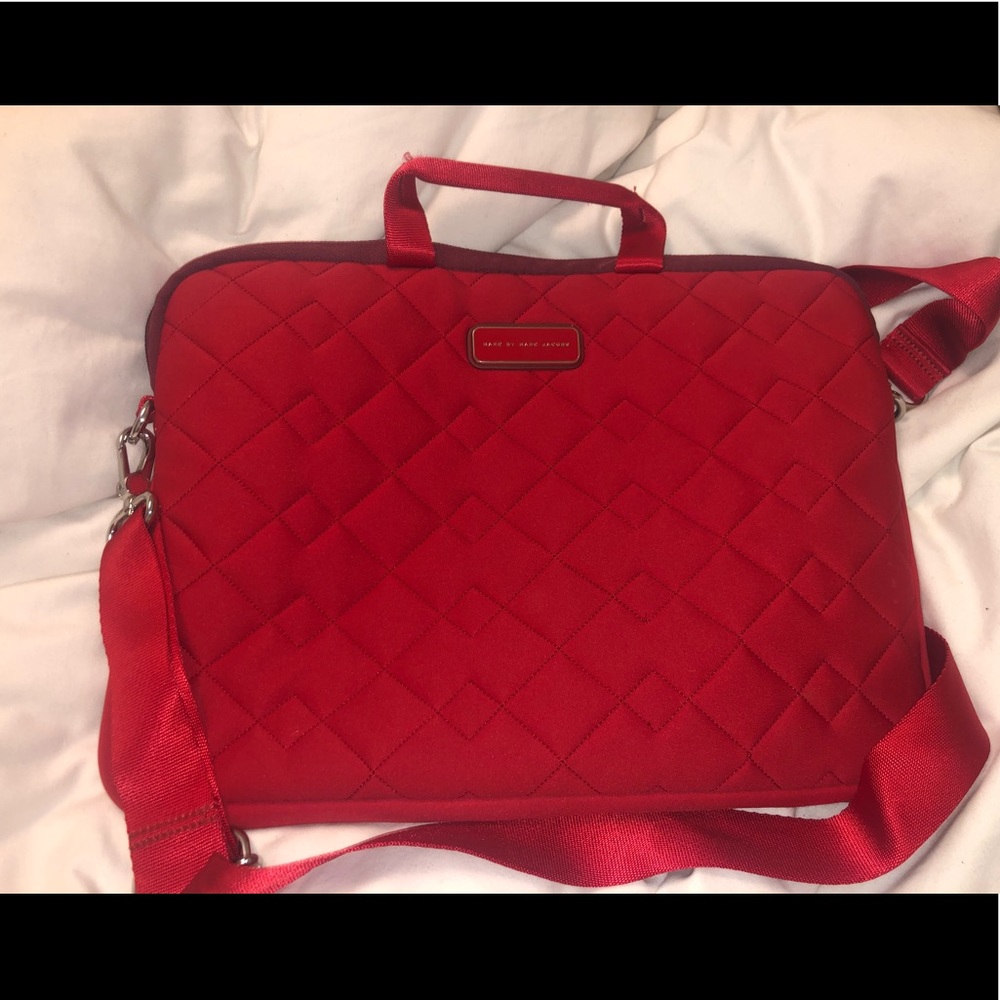 Red Marc Jacobs Laptop cover/bag